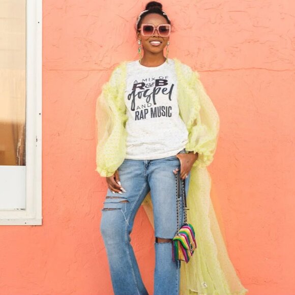 NEW! R&B, Gospel, & Trap/Rap Music CUSTOM Tee T-Shirt Top | SIZE XS - Picture 2 of 8